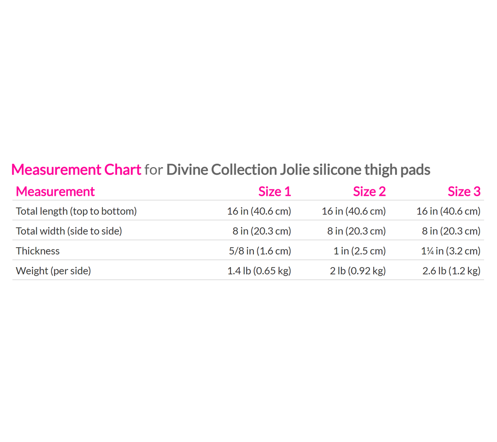 Divine Collection Jolie Thigh Pads
